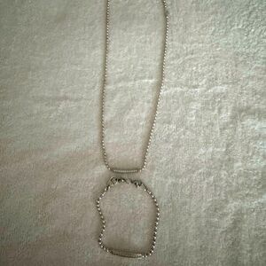 Lagos small station diamond beaded bracelet size 7